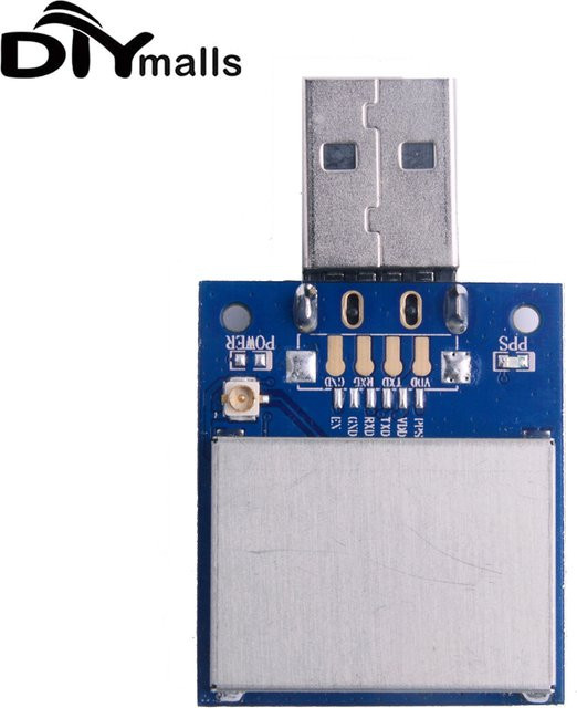 DIYmalls GPS-Modul-Antenne mit USB-Anschluss und GLONASS UBX-M8030-KT Chip sowie IP-EX Antennenbuchse in Blau für Arduino und Pixhawk Stratux - Bild 1
