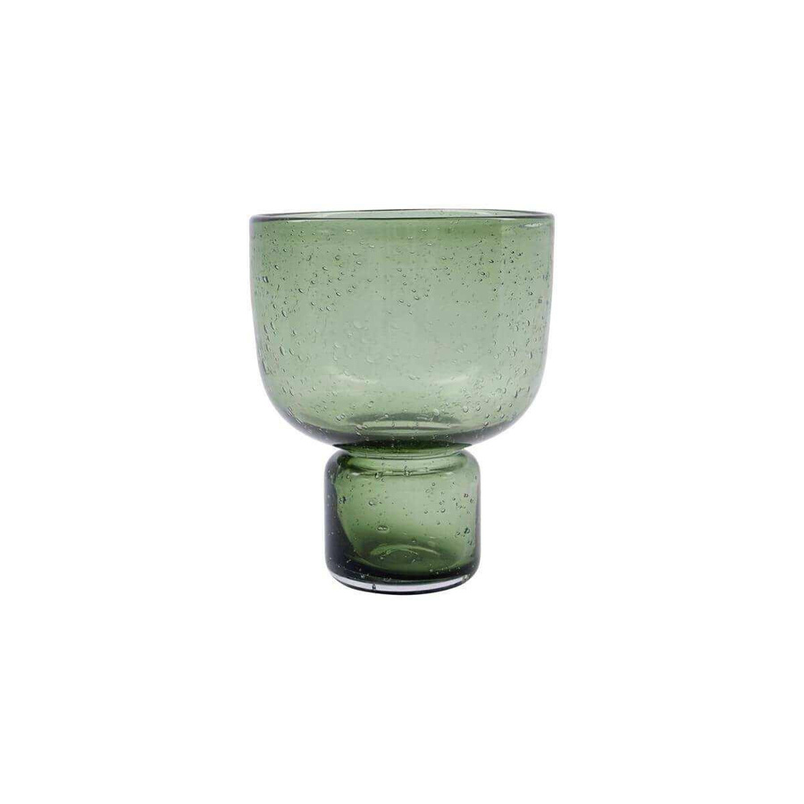 House Doctor Vase Farida aus Glas in Grün, Höhe: 22 cm - Bild 1