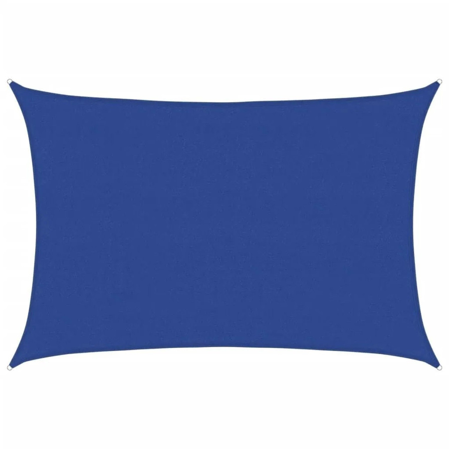 Furnicato Sonnensegel rechteckig aus HDPE in Blau, B x T: 5 x 4 m - Bild 2