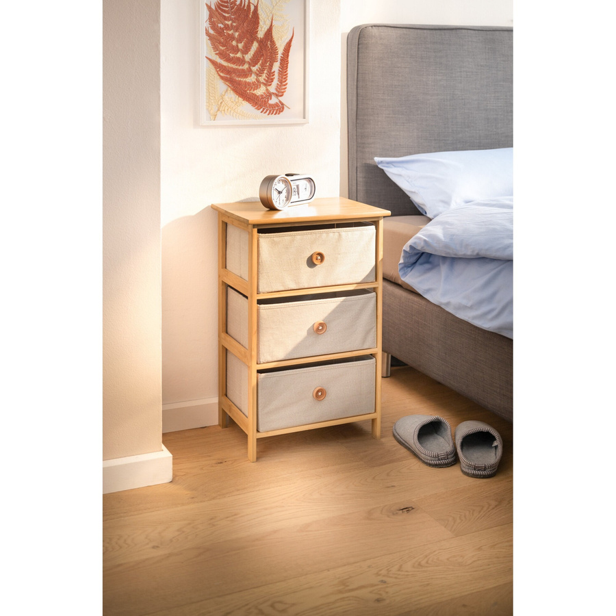 Bambus-Kommode Style von viva domo in Braun und Beige - Bild 2