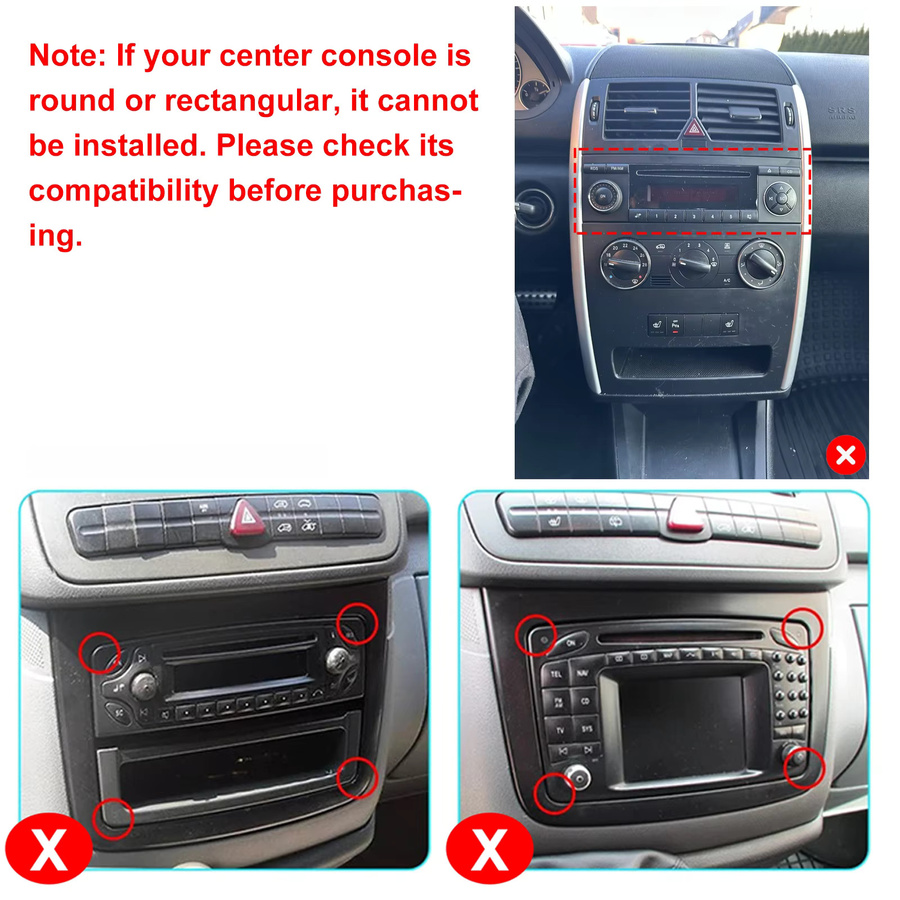 MOPECT Android 15 Autoradio mit GPS und CarPlay für Mercedes Benz Sprinter sowie Volkswagen Crafter (2006 - 2016), Schwarz - Bild 2