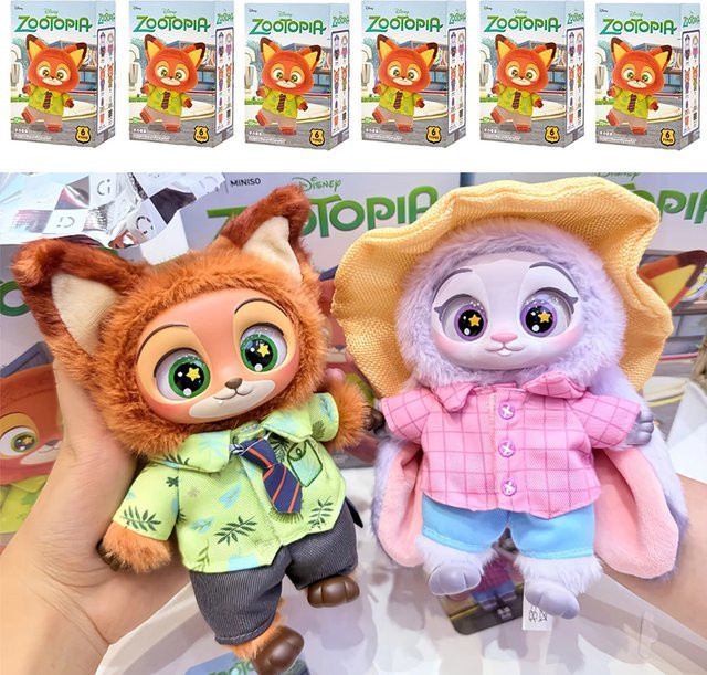Disney Zootopia Blind Box, Vinyl-Plüsch Taschenanhänger, ab 6 Jahren - Bild 1