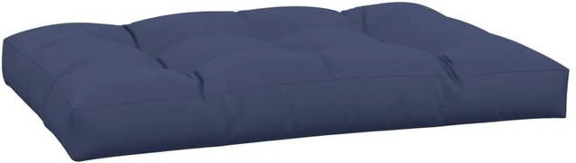 vidaXL Palettenkissen Marineblau aus Polyester, wasserabweisend und UV-beständig, B/T/H: 120 x 80 x 12 cm - Bild 1