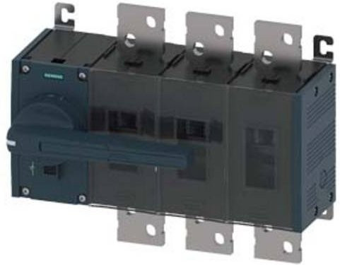 Siemens Lasttrennschalter 3polig 1600 A 8 Schließer 8 Öffner 690 V/AC grau 3KD54320RE100 - Bild 1