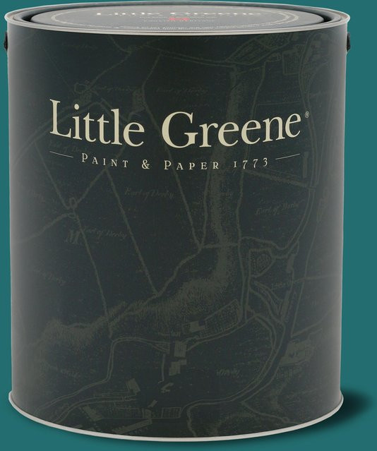 Little Greene Intelligent Exterior Eggshell Wandfarbe Canton 94 in Türkis-Grün, 1 l - Bild 1