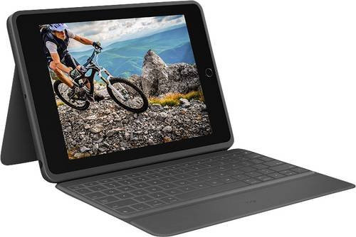 Logitech Rugged Folio Tablet-Tastatur mit Hülle für Apple iPad 10.2 (2019) in Graphit - Bild 1