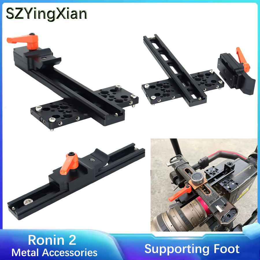 SZYingXian Kreuz-Schnellwechselplatte mit Schiebe-Kaltplattenhalterung in Schwarz für ARRI ALEXA 35 und DJI Ronin 2 Erweiterungshalterung - Bild 3