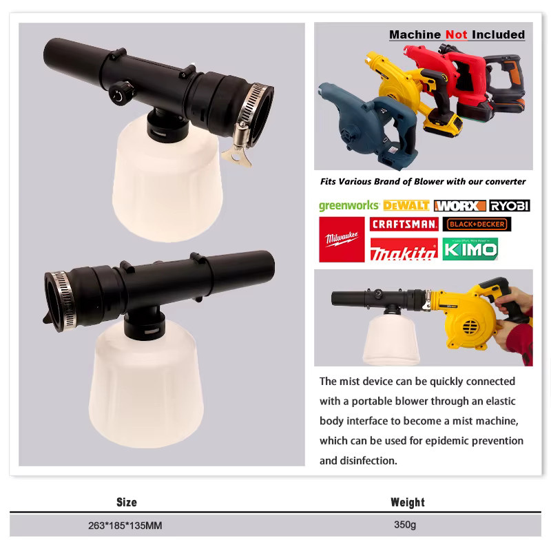 Elektrisches Universal-Sprühgerät mit 1200 ml Kapazität, kabelloser elektrischer Zerstäuber und ULV-Nebelmaschine für Garten und Anwendung - Bild 3