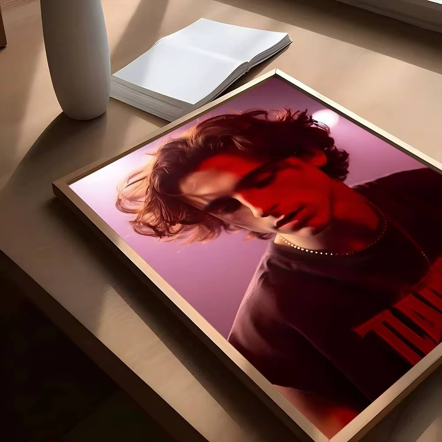 Kayou Timothee Chalamet Poster selbstklebende Wandkunst Dekoration in Mehrfarbig, Rechteckig - Bild 5