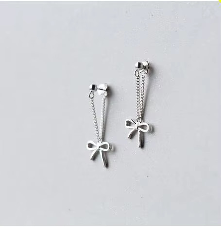 GaGa-Duck Ohrringe, 925 Silber, Schleife - Bild 2