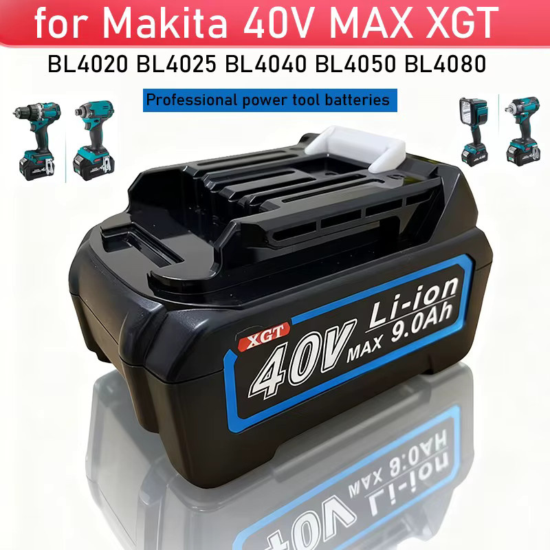 Makita Ersatz-Lithium-Batterie für 40V MAX XGT, 4,0 Ah, Schwarz - Bild 2