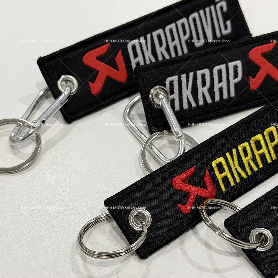 Akrapovic Schlüsselanhänger, doppelseitig bestickt - Bild 3