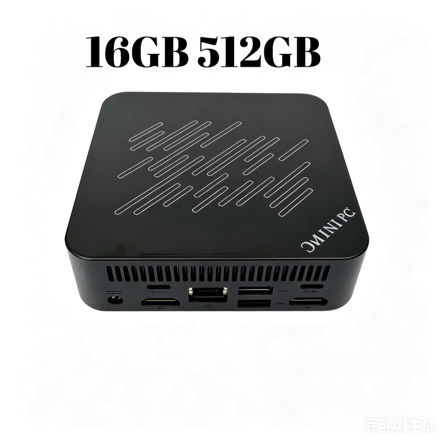 Mini-PC Intel Core i9 10980HK Gaming-Desktop mit 16GB RAM und 512GB SSD in Schwarz mit WiFi 6 und Bluetooth 5.2 - Bild 6