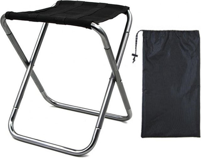 Binchi Keji Travel Tragbarer Campinghocker für Outdoor und Angeln in Schwarz - Bild 1
