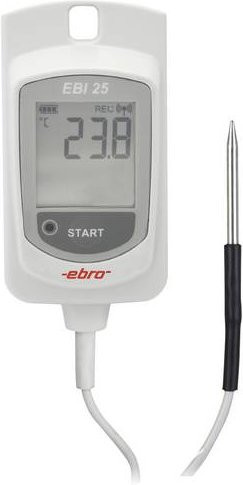 Ebro 1340-6201 EBI 25-TE Temperatur-Datenlogger in Weiß für Messbereiche von -40 bis +85°C - Bild 1