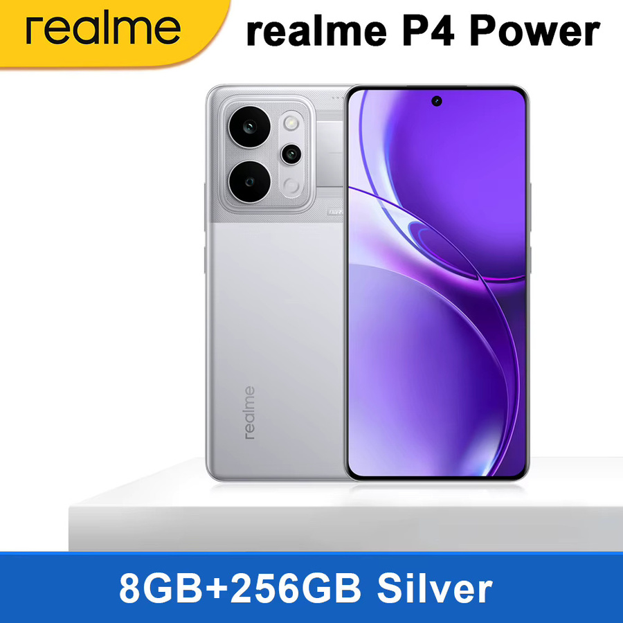realme P4 Power 5G Smartphone Silber mit 10001mAh Akku, 80W Ultra-Schnellladung, MediaTek Dimensity 7400 Ultra, 6,8 Zoll 144Hz Display und NFC - Bild 6