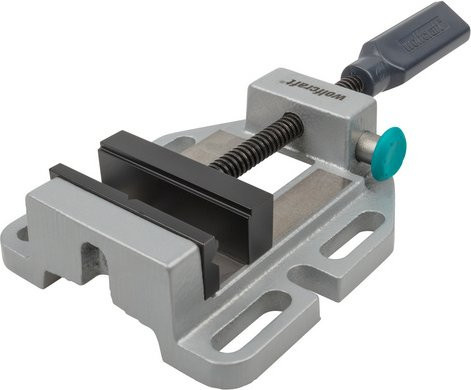 Wolfcraft Maschinenschraubstock aus Grauguss in Silber - Bild 1