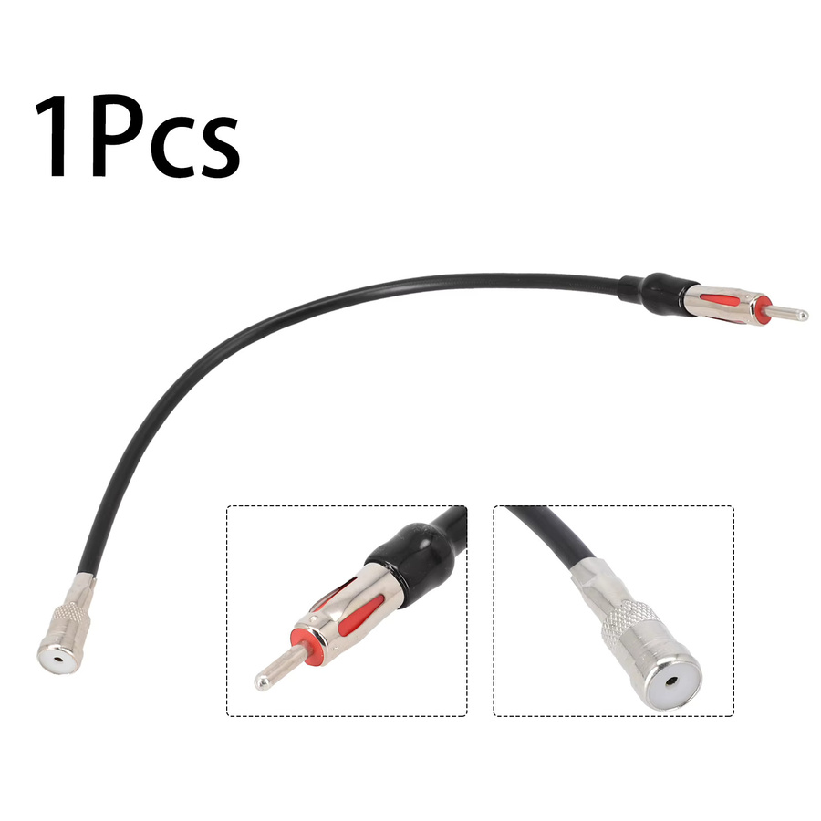 SUITU Autoradio Antennenadapter ISO-zu-DIN Kabel für LKW-Player Stereo FM-AM Radio Funkkonverter in Schwarz - Bild 3