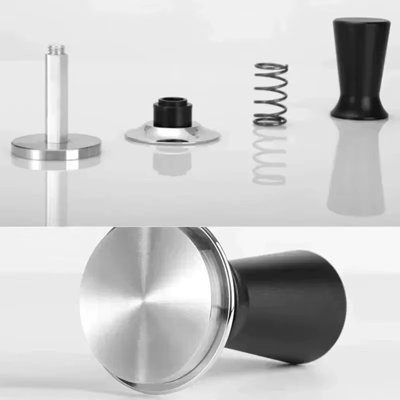 NOCCLILI Espresso Tamper und Verteiler-Set aus Edelstahl für Baristas mit kalibriertem Druck - Bild 2