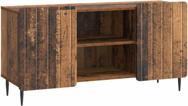vidaXL TV-Schrank aus Altholz in Braun, Modernes Design für dein Wohnzimmer, B/T/H: 102 x 34,5 x 52 cm - Bild 1