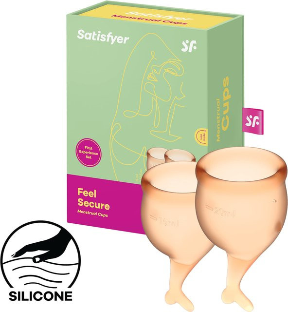 Satisfyer Feel Secure Menstrual Cup Set, Damen, 15 & 20 ml - Bild 1