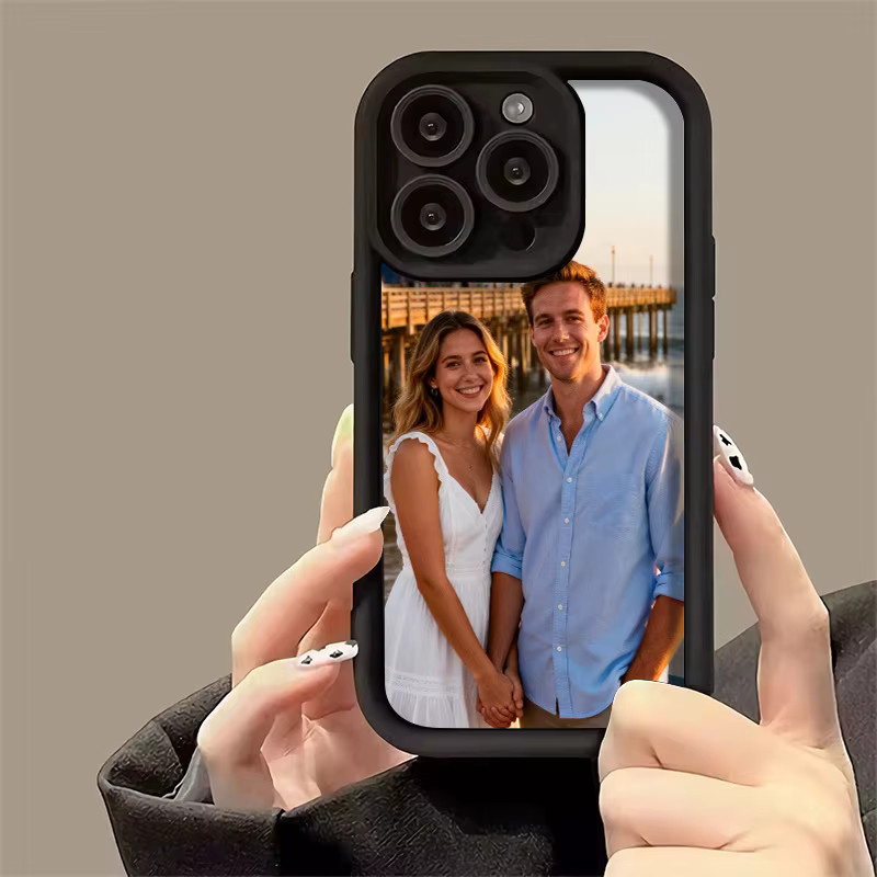 Schwarze TPU Schutzhülle für Apple iPhone Modelle (SE, 11, 12, 13, 14, 15, 16, 17) - Bild 4
