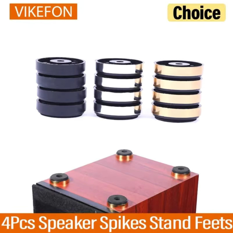 VIKEFON Lautsprecher Spikes 4er Set Standfüße für Audio und Heimkino Sound Systeme - Bild 2