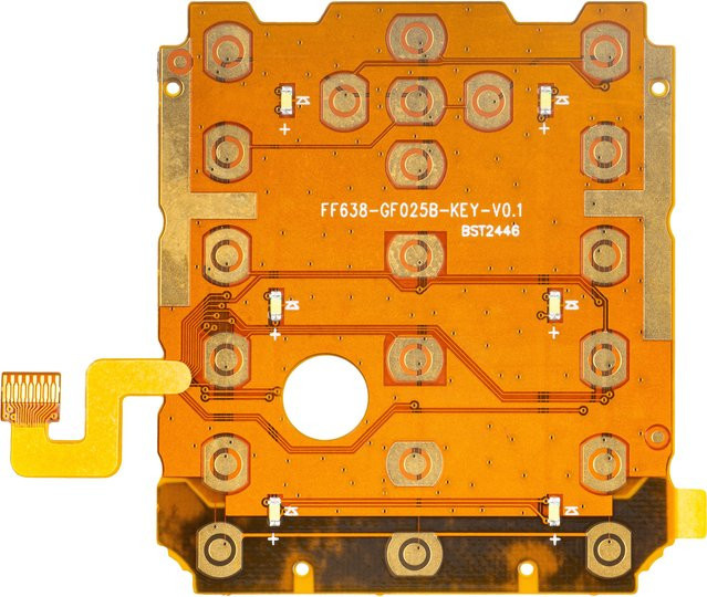 Nokia Tastaturplatine für Nokia 225 4G (2024) Service Pack in Orange - Bild 1