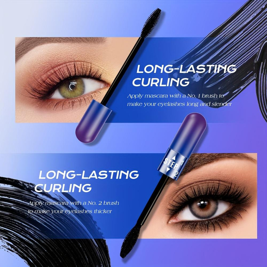 Beauty Every Day Mascara, Schwarz, 2-in-1 verlängernd und volumengebend - Bild 7