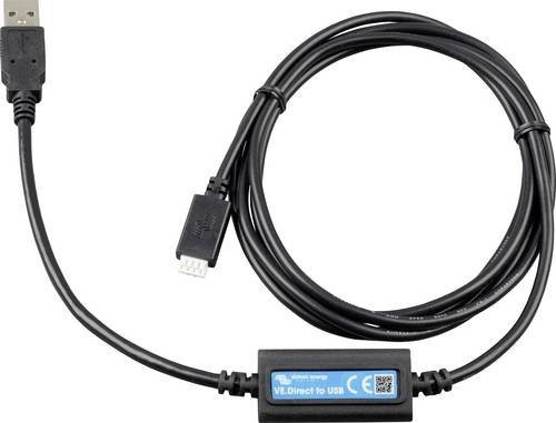 Victron Energy VE.Direct auf USB Interface Schnittstellenkarte Adapter in Schwarz - Bild 1