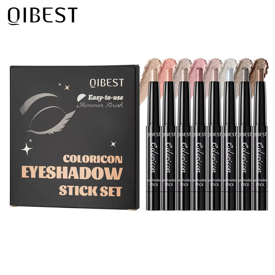 QIBEST Lidschatten-Set, 8 Farben, Damen - Bild 5