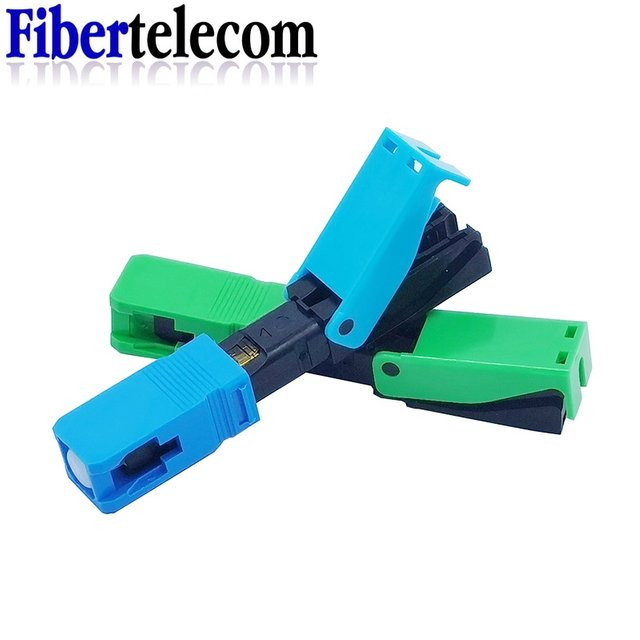 Tapirapeco Glasfaser-Schnellanschluss Kaltanschluss-Adapter SC UPC/APC in Multicolour - Bild 1
