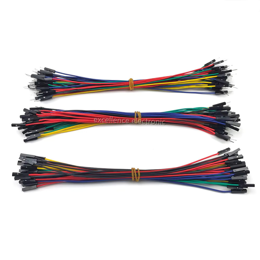 ZSDZFYLLK Dupont Jumper Kabel Set für Arduino Breadboard mit männlichen und weiblichen Steckern in Mehrfarbig, 2,54mm Pitch - Bild 2