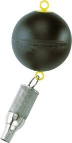 Wilo Ansaug-Grobfilter GR mit Rückschlagventil, Maschenweite 1,8 mm und Schlauchstutzen 1 1/4 Zoll in Schwarz - Bild 1