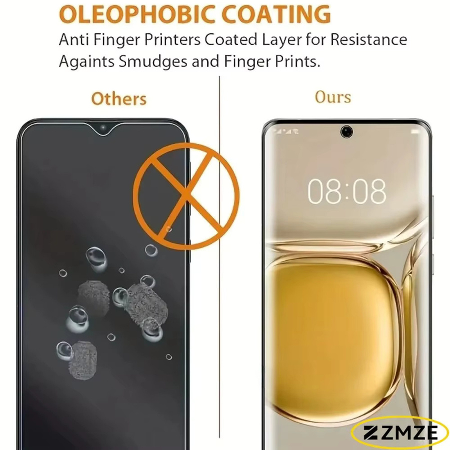 2 Stück ZMZE Displayschutzfolien aus gehärtetem Glas für Motorola Edge 60S 50 30 Ultra 40 Neo 70 Fusion und 60 50 40 Pro 60 50 30 Fusion, transparent - Bild 2