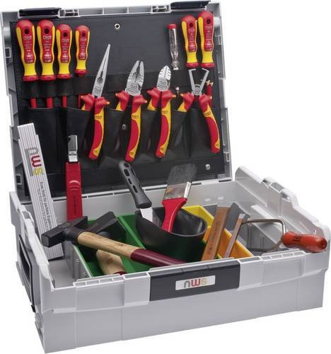 Sortimo NWS L-BOXX 327-23 Werkzeugset für Elektriker, 23-teilig, Multicolor - Bild 1