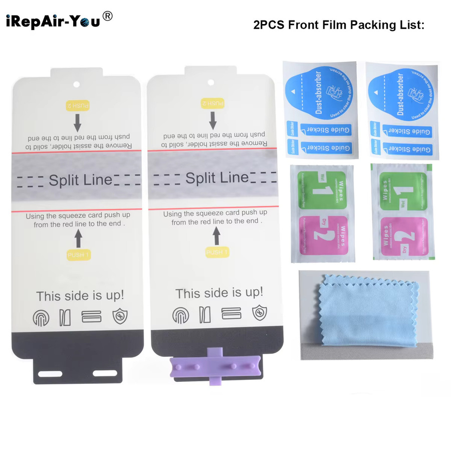 2er-Pack Matte Hydrogel Displayschutzfolie für Samsung Galaxy S21 S22 S23 S24 S25 Ultra Plus, Transparent, Anti-Fingerprint - Bild 2