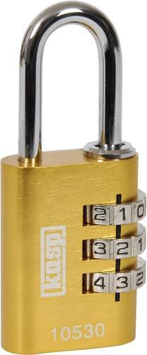 KASP K10530YELD Zahlenschloss Kombination Gelb 30mm - Bild 1