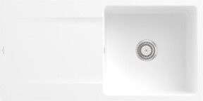 Villeroy & Boch Spüle Siluet 60 Flat flächenbündig in White mit CeramicPlus Beschichtung - Bild 1