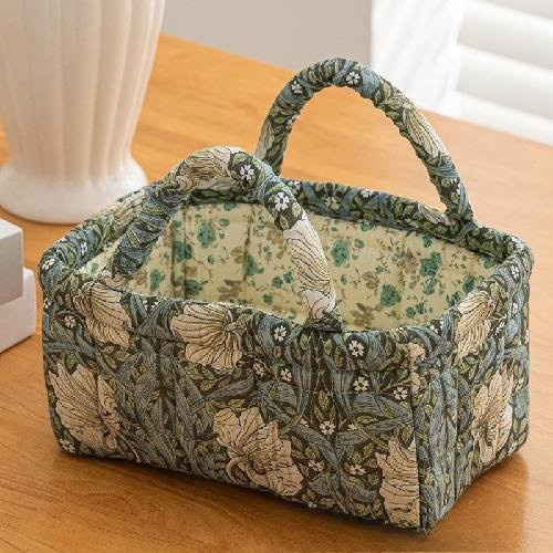 Aufbewahrungskörbe aus Baumwollstoff von YEJET-Bag für Kosmetika und Spielzeug, Mehrfarbig, B/T/H: 22 x 12 x 12 cm - Bild 1
