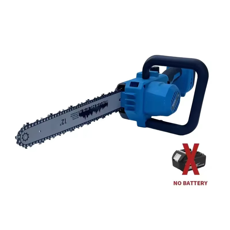Makita Akku Kettensäge 12 Zoll mit automatischer Ölschmierung, blau, bürstenlos für Baumschnitt und Holzfällen - Bild 3