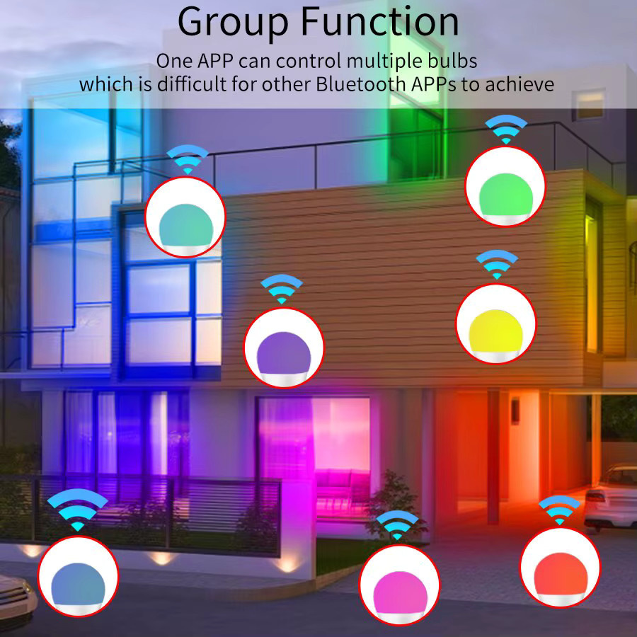 AILEHKUO Zigbee Smart Glühbirne RGB E27 LED Lampe mit Tuya, kompatibel mit Alexa, Google Home und SmartThings - Bild 4
