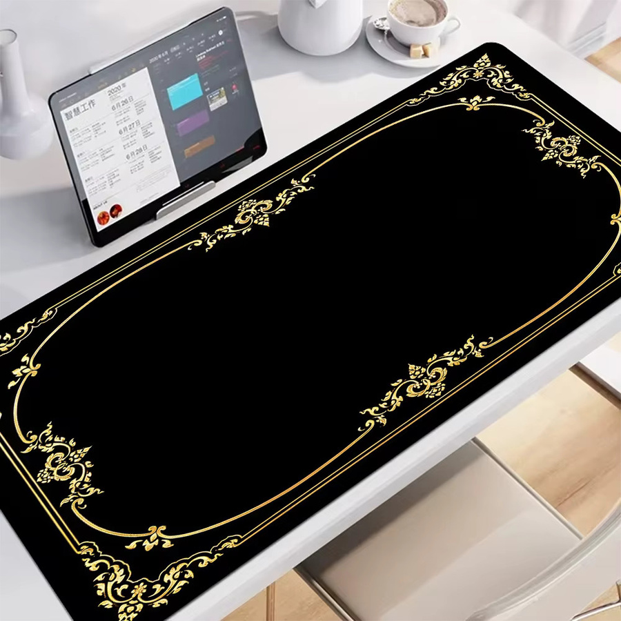 Semalam Multifunktionale Schreibtischunterlage Schwarz XXL Gaming-Mauspad und Laptop-Matte - Bild 1