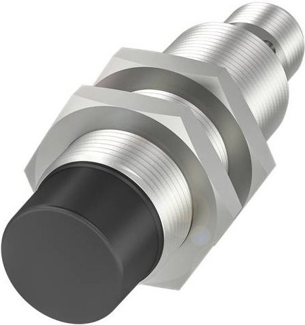 Balluff Induktiver Näherungsschalter BES M18MG-PSC16F-S04G BES03RM, nicht bündig, PNP, Schließer, Farbe: Silber, Material: Messing, Durchmesser: 18 mm, Länge: 66 mm - Bild 1