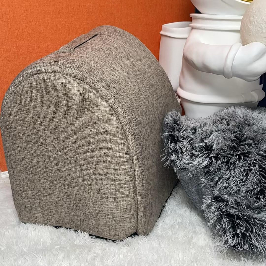 Gemütliches Katzenbett aus Plüsch von Yiran Furniture als Höhlennest für kleine Hunde und Katzen - Bild 3