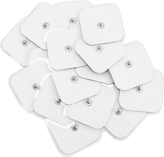 Raiuleko Selbstklebende Elektrodenpads für TENS-Geräte in Weiß, Vliesstoff-Ersatzpads für Puls-Massage-Zubehör zur Entspannung - Bild 1