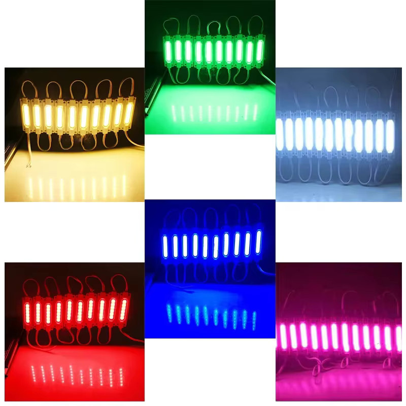 Merryle 20er-Pack 12V LED COB-Modulleuchten, superhell, wasserdicht IP65, Farben: Gelb, Blau, Weiß - Bild 2