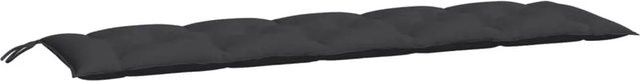 vidaXL Gartenbank-Auflage aus Oxford-Gewebe in Schwarz, B/T/H: 180 x 50 x 7 cm - Bild 1