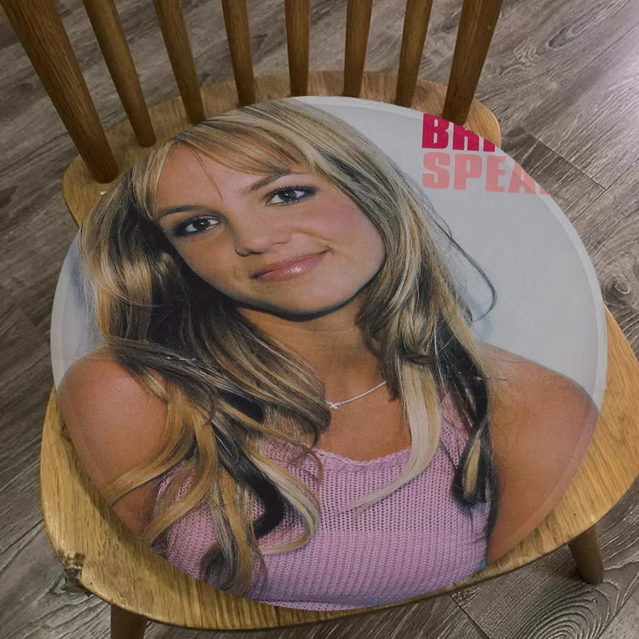 Britney Spears Quadratisches Sitzkissen Rutschfestes Polster aus Schaumstoff für Büro, Esszimmer und Hocker - Bild 2
