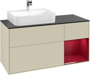 V&B Waschtischunterschrank Finion in Lackausführung, Breite: 120 cm, Tiefe: 50,1 cm, Höhe: 50,1 cm - Bild 1